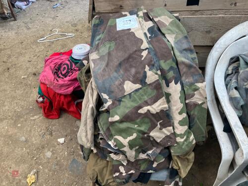 9 XXL CAMMO OVERALLS