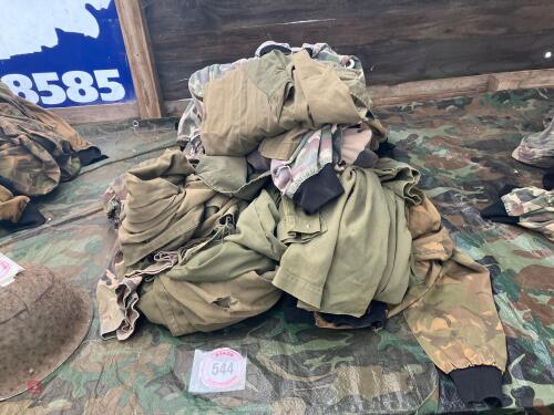 12 MEDIUM CAMMO OVERALLS