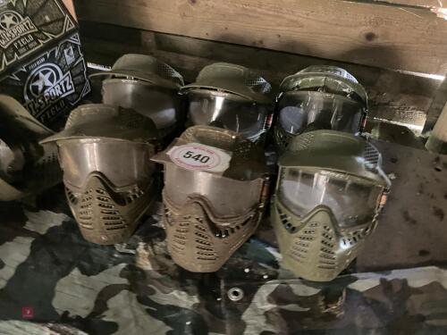 7 SCOTT PAINTBALL VISORS