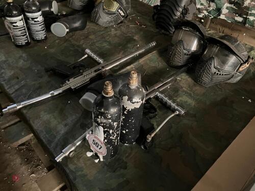 2 SMK PBMII PAINTBALL GUNS & ACCESSORIES