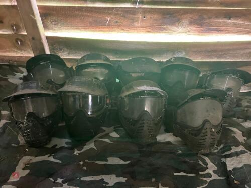 9 SCOTT PAINTBALL VISORS