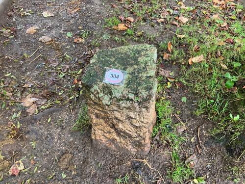 2 X GRANITE POST