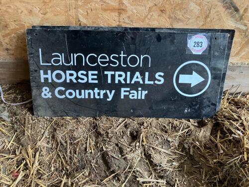 2 LAUNCESTON SIGNS