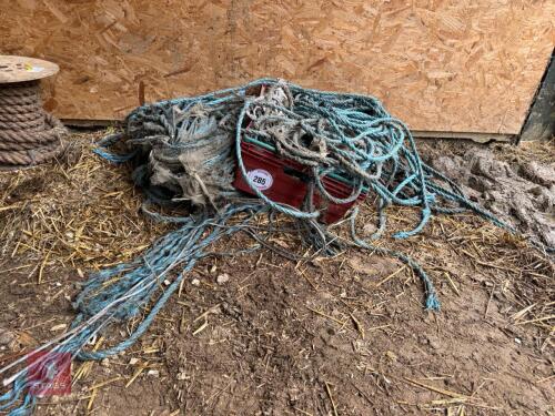 QTY OF BLUE ROPE