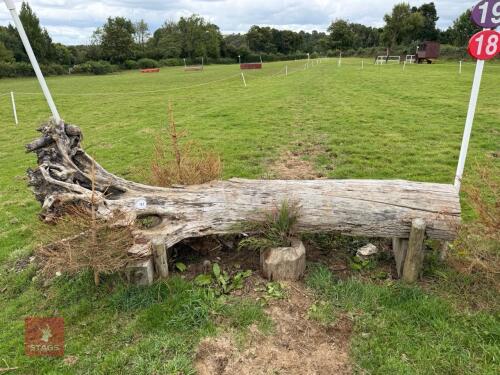 70CM HIGH XC 'LOG' FENCE