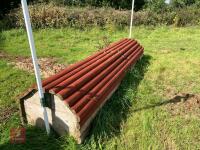 70CM HIGH CROSS COUNTRY 'LOG ROLL' FENCE - 7