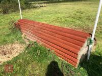 70CM HIGH CROSS COUNTRY 'LOG ROLL' FENCE - 8