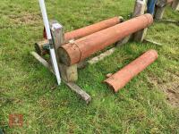 80CM HIGH XC 'ADJUSTABLE LOG POLE' FENCE
