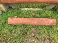 80CM HIGH XC 'ADJUSTABLE LOG POLE' FENCE - 3