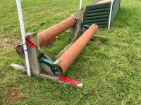 80CM HIGH XC 'ADJUSTABLE LOG POLE' FENCE - 9