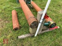 80CM HIGH XC 'ADJUSTABLE LOG POLE' FENCE - 12