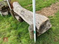 80CM HIGH CROSS COUNTRY 'LOG' FENCE - 3