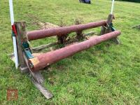 90CM HIGH XC 'ADJUSTABLE LOG POLE' FENCE - 5