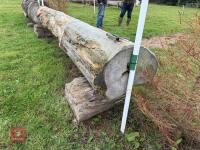 90CM HIGH XC 'LOG' FENCE - 4