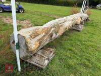 90CM HIGH XC 'LOG' FENCE - 8