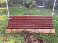 90CM HIGH XC 'LOG TRIANGLE' FENCE