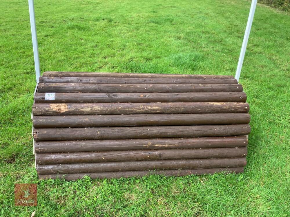 80CM HIGH XC 'LOG ROLL' FENCE