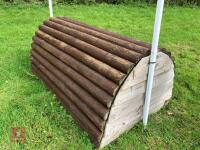 80CM HIGH XC 'LOG ROLL' FENCE - 3