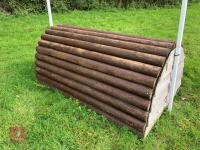 80CM HIGH XC 'LOG ROLL' FENCE - 7