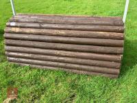80CM HIGH XC 'LOG ROLL' FENCE - 11