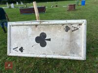 100CM HIGH XC 'PLAYING CARD' FENCE - 2