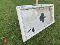 100CM HIGH XC 'PLAYING CARD' FENCE - 3