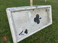 100CM HIGH XC 'PLAYING CARD' FENCE - 4