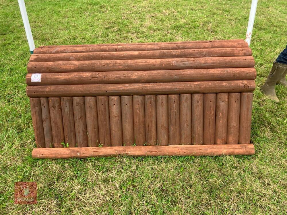 80CM HIGH CROSS COUNTRY 'LOG ROLL' FENCE