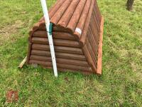 80CM HIGH CROSS COUNTRY 'LOG ROLL' FENCE - 3