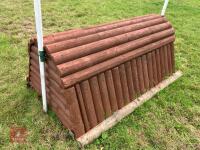 80CM HIGH CROSS COUNTRY 'LOG ROLL' FENCE - 4