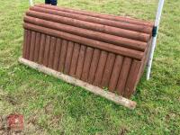 80CM HIGH CROSS COUNTRY 'LOG ROLL' FENCE - 6