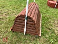 80CM HIGH CROSS COUNTRY 'LOG ROLL' FENCE - 7