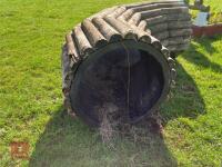 90CM HIGH XC 'CURVED LOG ROLL' FENCE - 8