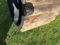 90CM HIGH XC 'CURVED LOG ROLL' FENCE - 24