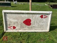 90CM HIGH XC 'PLAYING CARD' FENCE