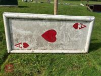 90CM HIGH XC 'PLAYING CARD' FENCE - 2