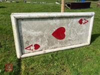 90CM HIGH XC 'PLAYING CARD' FENCE - 3