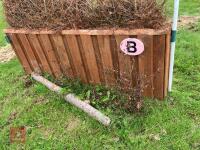 90CM HIGH XC 'V' BRUSH TOP FENCE - 10
