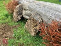 90CM HIGH CROSS COUNTRY 'LOG' FENCE - 10