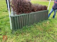 90CM HIGH XC 'CORNER BRUSH TOP' FENCE - 9