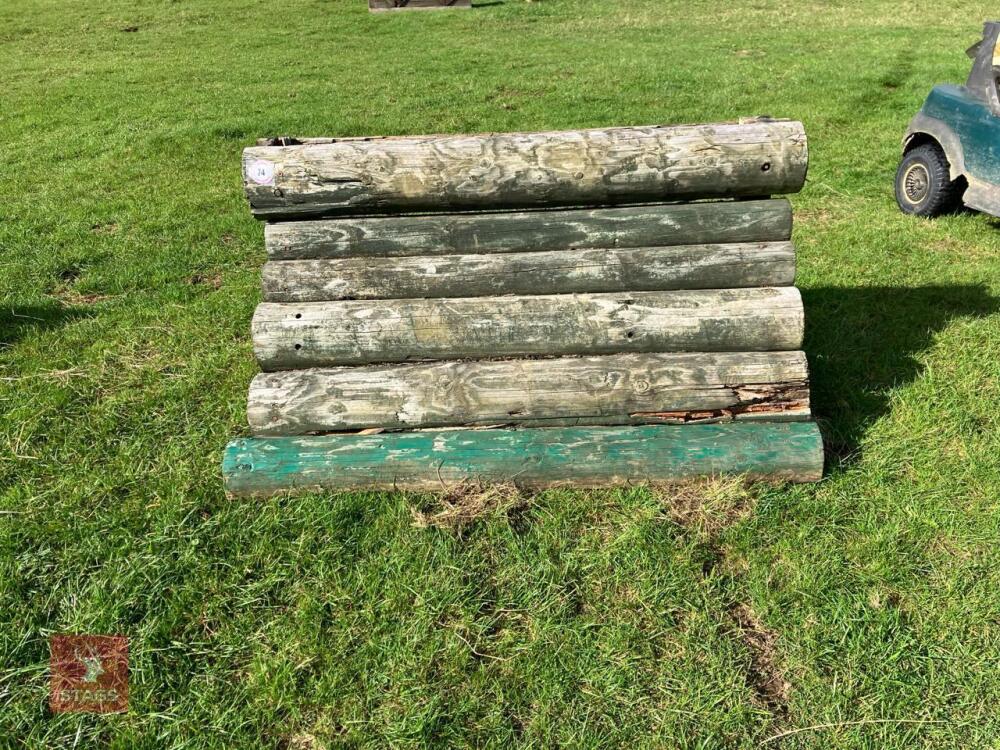 100CM HIGH XC 'SLOPING SKINNY' FENCE