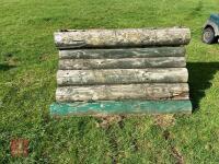 100CM HIGH XC 'SLOPING SKINNY' FENCE - 2