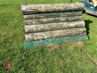 100CM HIGH XC 'SLOPING SKINNY' FENCE - 3