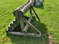 100CM HIGH XC 'SLOPING SKINNY' FENCE - 12