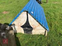 100CM HIGH XC 'LOG TRIANGLE' FENCE - 3