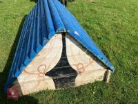 100CM HIGH XC 'LOG TRIANGLE' FENCE - 7