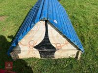 100CM HIGH XC 'LOG TRIANGLE' FENCE - 8