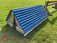 100CM HIGH XC 'LOG TRIANGLE' FENCE - 12
