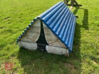 100CM HIGH XC 'LOG TRIANGLE' FENCE - 16