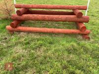 100CM HIGH XC 'TIGER TRAP' FENCE - 8